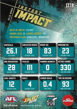 2019 Select Footy Stars - Instant Impact #II78 Oliver Wines Back
